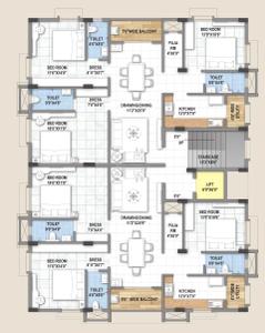Project Image of 0.0 - 1712.0 Sq.ft 3 BHK Apartment for buy in Shree Raghunath Enclave