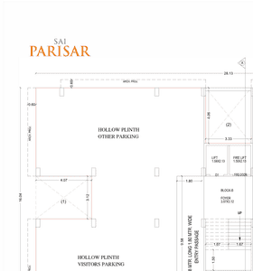 Project Image of 677.27 - 854.55 Sq.ft 2 BHK Apartment for buy in SR Sai Parisar
