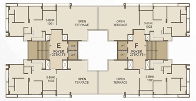 Project Image of 617.09 - 759.39 Sq.ft 2 BHK Apartment for buy in Shadhna Skywalk