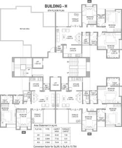 Project Image of 1100 Sq.ft 3 BHK Apartment / Flat for sale in Rahatani for Rs. 12500000