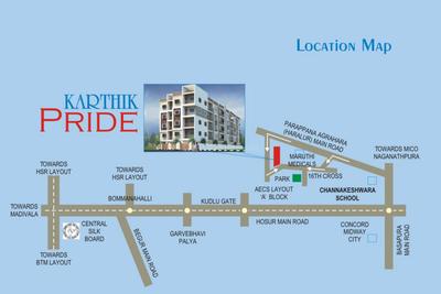 Project Image of 1020.0 - 1400.0 Sq.ft 2 BHK Apartment for buy in Karthik Pride