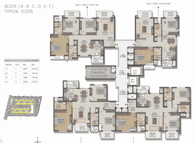 Project Image of 1419.0 - 1839.0 Sq.ft 2 BHK Apartment for buy in Elegant Whispering Winds