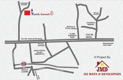 Project Image of 359.84 - 491.91 Sq.ft 1 BHK Apartment for buy in Jai Kartik Ganesh