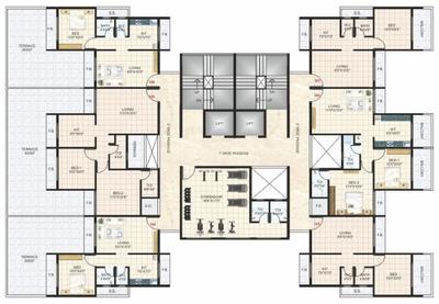Project Image of 0.0 - 1050.0 Sq.ft 2 BHK Apartment for buy in Platinum SM Plaza