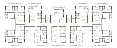 Project Image of 849.0 - 1423.0 Sq.ft 2 BHK Apartment for buy in Bricks Gardenia