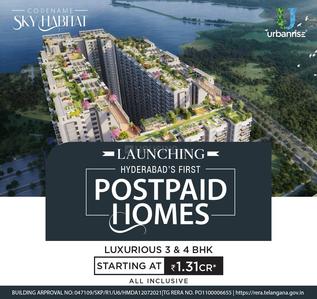 Project Image of 2308 Sq.ft 4 BHK Apartment / Flat for sale in Miyapur for Rs. 19600000