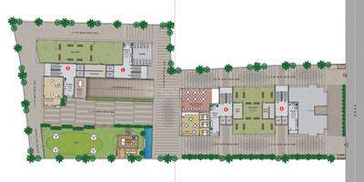 Project Image of 671.67 - 1053.25 Sq.ft 2 BHK Apartment for buy in Green Fluorite