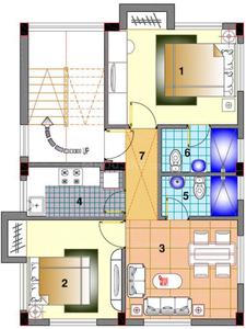Project Image of 0.0 - 893.0 Sq.ft 2 BHK Apartment for buy in Ushnish Deepika Apartment