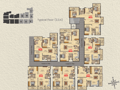 Project Image of 929.0 - 1720.0 Sq.ft 2 BHK Apartment for buy in Vilara Legacy