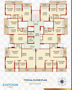 Project Image of 350.69 - 568.33 Sq.ft 1 BHK Apartment for buy in Armaan Zaiton Park