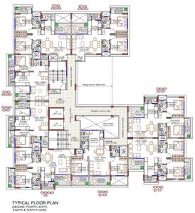 Project Image of 629.26 - 638.19 Sq.ft 2 BHK Apartment for buy in Angal Nakshatra