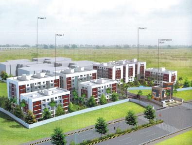 Project Image of 1030 Sq.ft 3 BHK Apartment / Flat for sale in Pamsara for Rs. 7500000