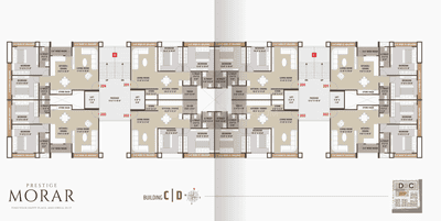 Project Image of 674.68 - 985.11 Sq.ft 2 BHK Apartment for buy in Prestige Morar 
