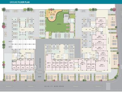 Project Image of 990 Sq.ft 2 BHK Apartment / Flat for sale in Chandkheda for Rs. 4500000