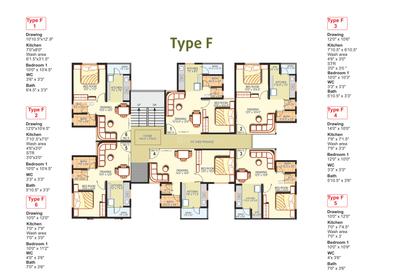 Project Image of 630.0 - 1026.0 Sq.ft 1 BHK Apartment for buy in Art Shree Vishnudhara Homes