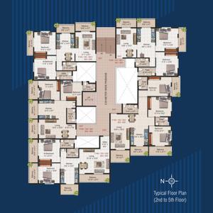 Project Image of 761.0 - 913.0 Sq.ft 2 BHK Apartment for buy in MSK Aven Vista