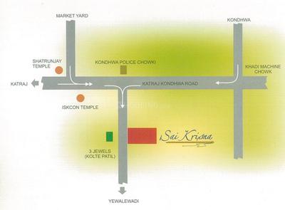 Project Image of 1377 Sq.ft 2 BHK Apartment / Flat for sale in Kondhwa Budruk for Rs. 6000000