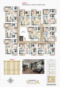 Project Image of 1125.0 - 1695.0 Sq.ft 2 BHK Apartment for buy in Suvrith Shelter