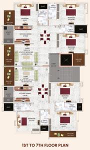 Project Image of 0.0 - 1742.0 Sq.ft 3 BHK Apartment for buy in Shri Kartik Swami Heights