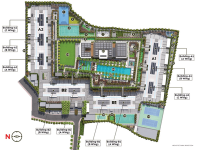 Project Image of 758.86 - 1054.86 Sq.ft 2 BHK Apartment for buy in Kumar Parc Residences B1