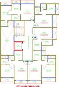 Project Image of 260.0 - 380.0 Sq.ft 1 RK Apartment for buy in Seven Heaven Satyam Plaza