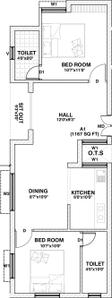 Project Image of 675.0 - 1303.0 Sq.ft 2 BHK Apartment for buy in Brownstone Amber