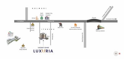 Project Image of 1145.93 - 1177.68 Sq.ft 3 BHK Apartment for buy in Dreamhome Vasant Vihar Luxuria