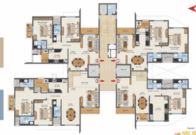 Project Image of 970.0 - 3524.0 Sq.ft 1 BHK Apartment for buy in Nagpur Integrated First City Project