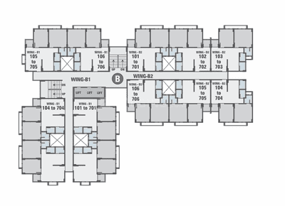 Project Image of 560.26 - 757.35 Sq.ft 2 BHK Apartment for buy in Omnium Royal