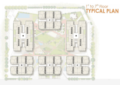 Project Image of 1093.08 - 1608.02 Sq.ft 3 BHK Apartment for buy in Rajeshri Maruti Aamrakunj 2
