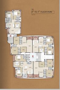 Project Image of 1122.68 - 1274.55 Sq.ft 3 BHK Apartment for buy in J J Shivalik Luxuria