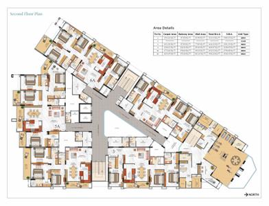 Project Image of 1961.83 - 3301.74 Sq.ft 3 BHK Apartment for buy in Trimurty Arabella