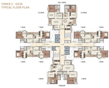 Project Image of 415.49 - 767.57 Sq.ft 1 BHK Apartment for buy in Paradise Sai World Dreams Phase 1