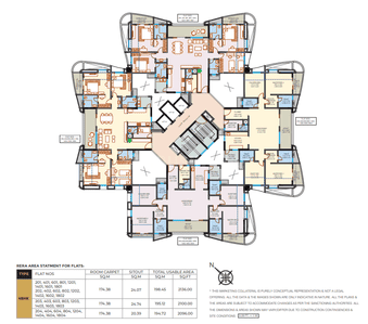 Project Image of 922.0 - 5304.0 Sq.ft 2 BHK Apartment for buy in Rahul Arcus