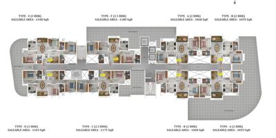 Project Image of 1059.0 - 1348.0 Sq.ft 2 BHK Apartment for buy in Capkon Oasis