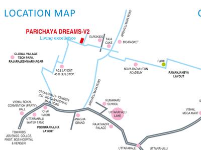 Project Image of 1350.0 - 1550.0 Sq.ft 3 BHK Apartment for buy in Parichaya Dreams V2