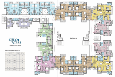 Project Image of 391.0 - 1633.0 Sq.ft Studio Studio Apartment for buy in Unique Green Acres