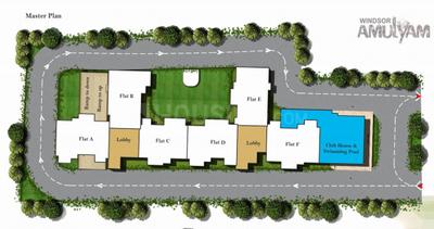 Project Image of 1421.0 - 2025.0 Sq.ft 2 BHK Apartment for buy in Windsor Amulyam