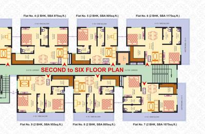 Project Image of 805.0 - 1901.0 Sq.ft 2 BHK Apartment for buy in Ganpati Galaxy Phase 1