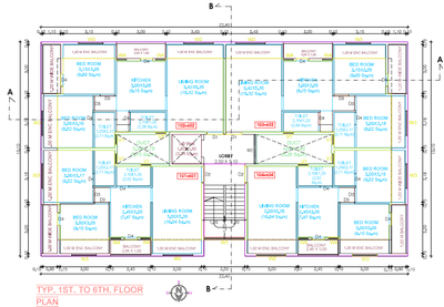 Shrinivas Shree Ganesh Greens Shree Ganesh Greens Cluster Plan from 1st to 6th Floor 1