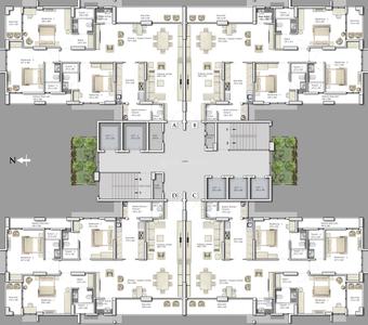 Project Image of 2230.0 - 2580.0 Sq.ft 3 BHK Apartment for buy in Travancore Opus Highway