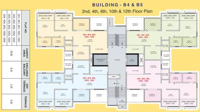Project Image of 630.0 - 635.0 Sq.ft 2 BHK Apartment for buy in Kumar Princeville B4 And B5