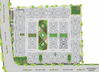 Akshar Uma Park Mangalam Park Bldg U Site Plan 1