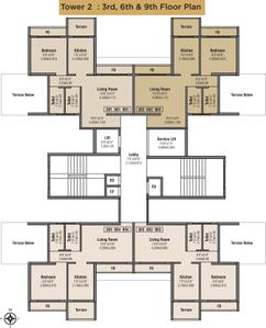 Project Image of 296.0 - 499.0 Sq.ft 1 BHK Apartment for buy in Bhumiraj Hills Tower 2 And 3