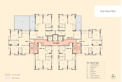 Project Image of 919.0 - 1196.0 Sq.ft 2 BHK Apartment for buy in Ambuja Uddipa The Condoville