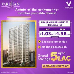 Project Image of 399.0 - 635.0 Sq.ft 1 BHK Apartment for buy in Vardhan Royale