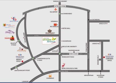 Project Image of 975.0 - 2569.0 Sq.ft 2 BHK Apartment for buy in Dream Avenue Apartments