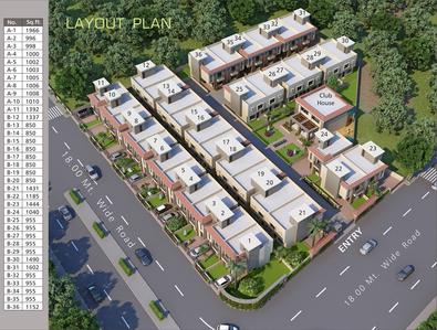 Project Image of 1750.0 - 1932.0 Sq.ft 3 BHK Villa for buy in Wallman Sukhdham Upvan