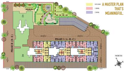 Project Image of 449.0 - 652.0 Sq.ft 1 BHK Apartment for buy in Crescent Sky Heights Phase II Wing D And E