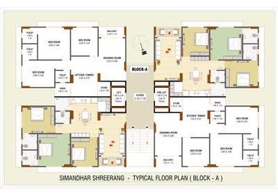 Project Image of 589.0 - 859.82 Sq.ft 2 BHK Apartment for buy in Maniprabhu Simandhar Shreerang